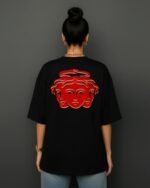 CAMISETA OVERSIZED THREE FACES - Imagem 4