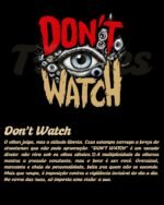 CAMISETA OVERSIZED DON'T WATCH - Imagem 10
